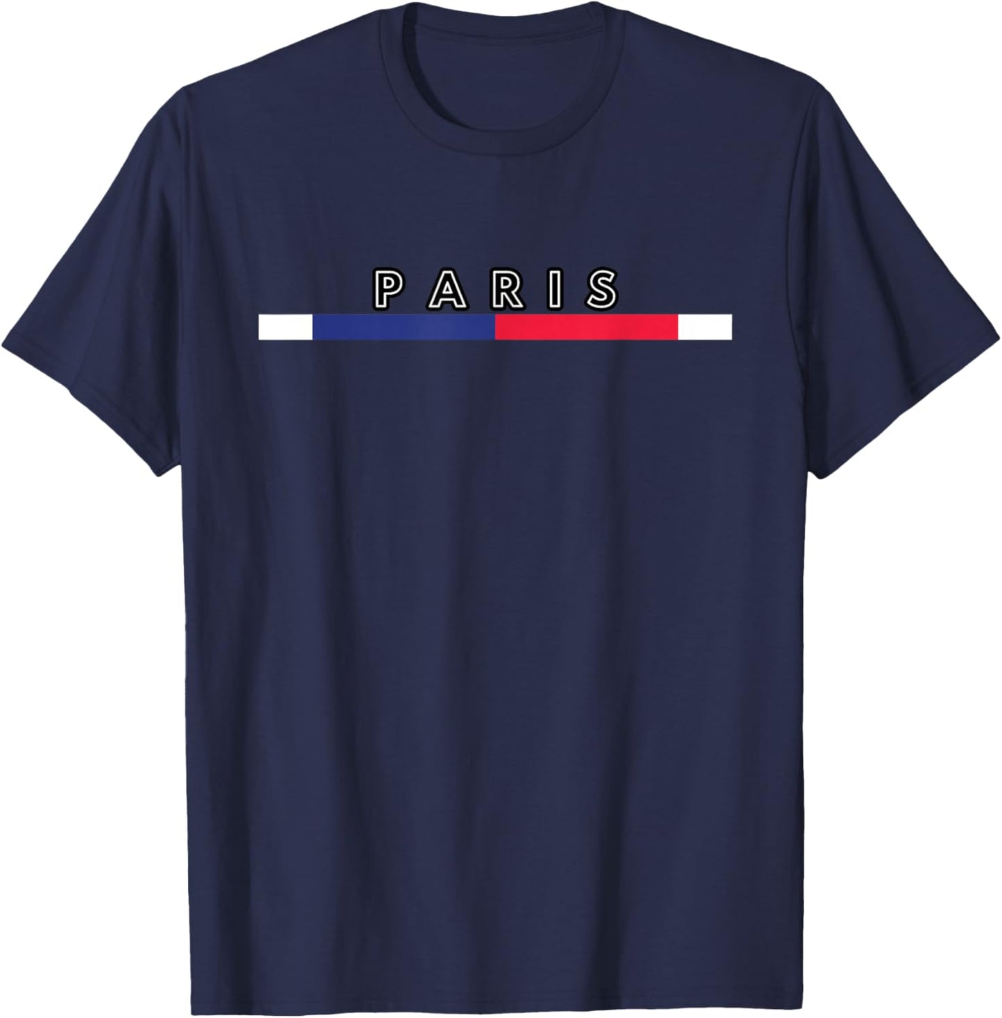 Paris France Flag Souvenirs Events Paris City of Love France T-Shirt - T-Shirt | Navy