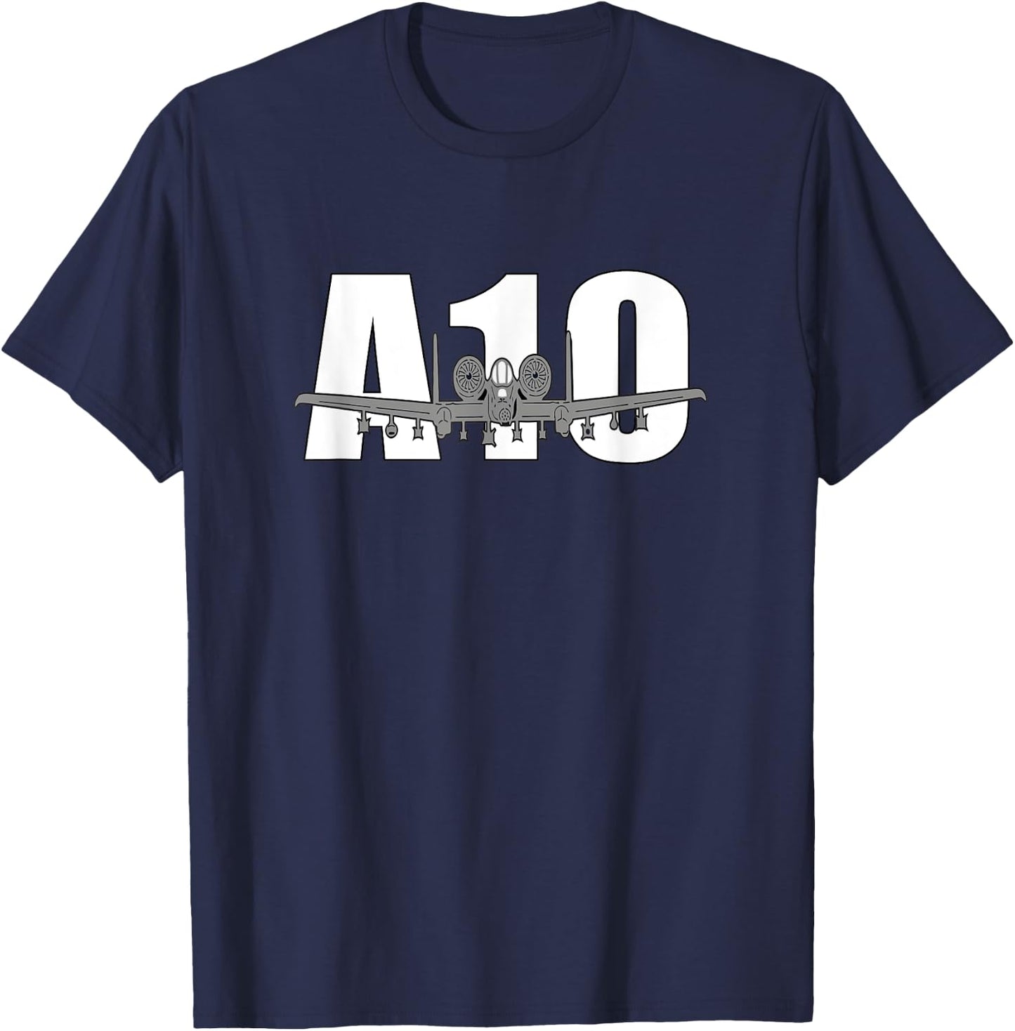 A10 Warthog Gifts- Fighter Military Airplane USAF Warthog T-Shirt - T-Shirt | Navy