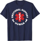 Emotional Support Human T-Shirt - T-Shirt | Navy