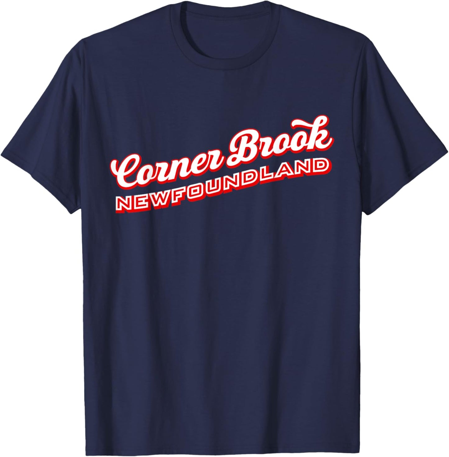 Corner Brook Newfoundland T-Shirt - T-Shirt | Navy