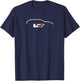 CTSV Wagon Outline Logo T-Shirt - T-Shirt | Navy