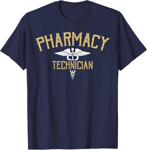 Pharmacy Technician Healthcare Professionals Pharmacist T-Shirt - T-Shirt | Navy