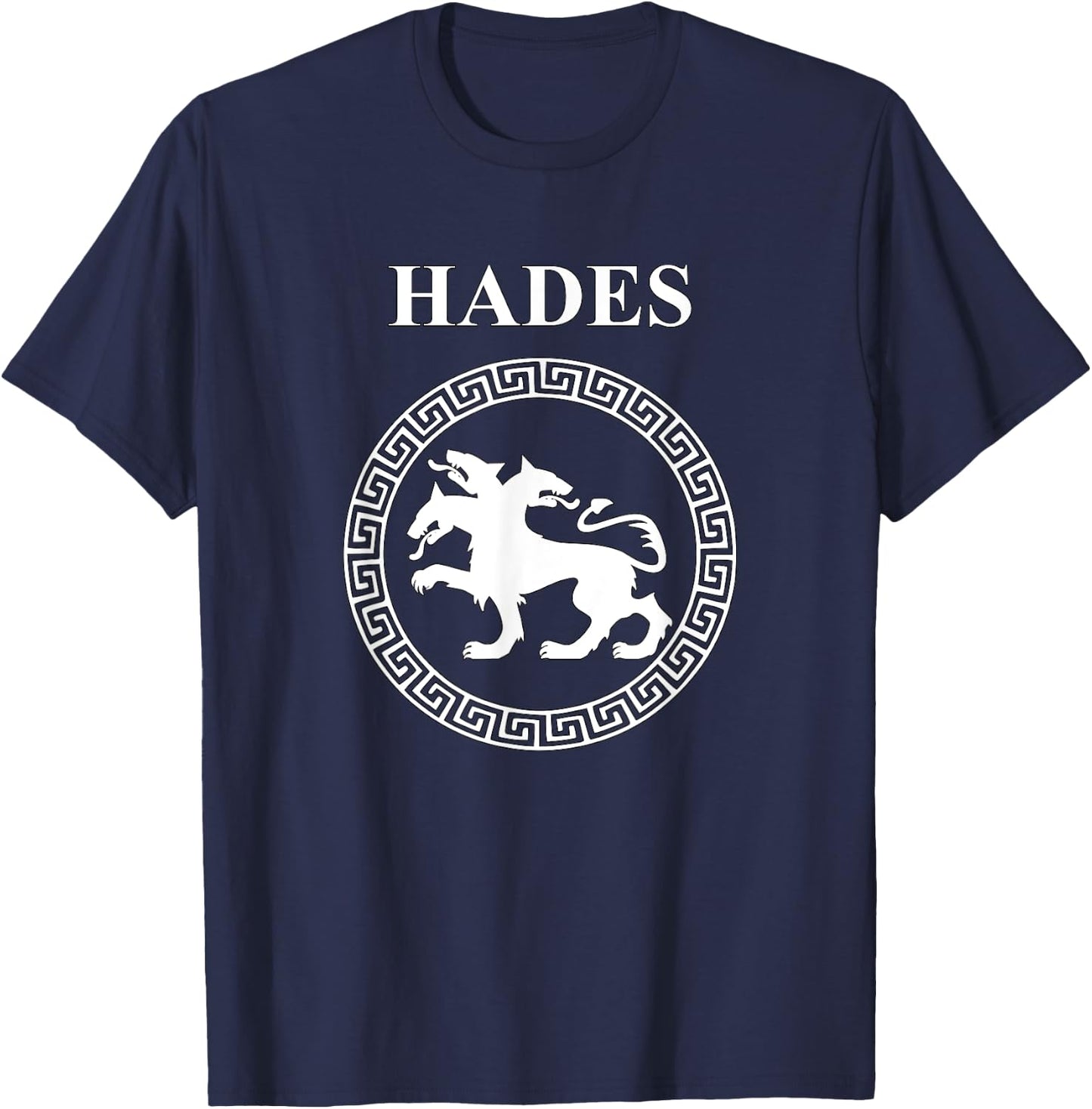 Hades Ancient Greek God T-Shirt - T-Shirt | Navy