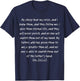 Bible once saved always save scripture John 10:27-29 Jesus T-Shirt - T-Shirt | Navy