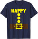Dwarf Halloween Group Matching Family Color Dwarf Costume T-Shirt - T-Shirt | Navy
