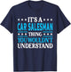 Car Salesman Thing Job Title Employee Funny Car Salesman T-Shirt - T-Shirt | Navy