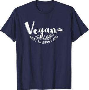Vegan Nutrition Quote Shirt | Animal Rights Activist Gifts T-Shirt - T-Shirt | Navy