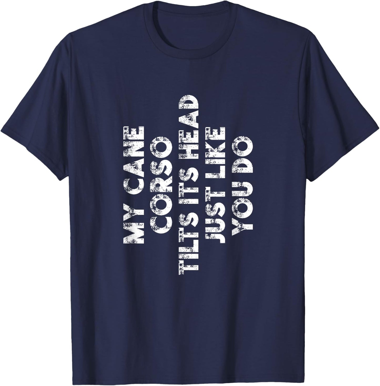 Cane Corso Mom Dad Funny Dog Lover Gift Women Men Kids T-Shirt - T-Shirt | Navy