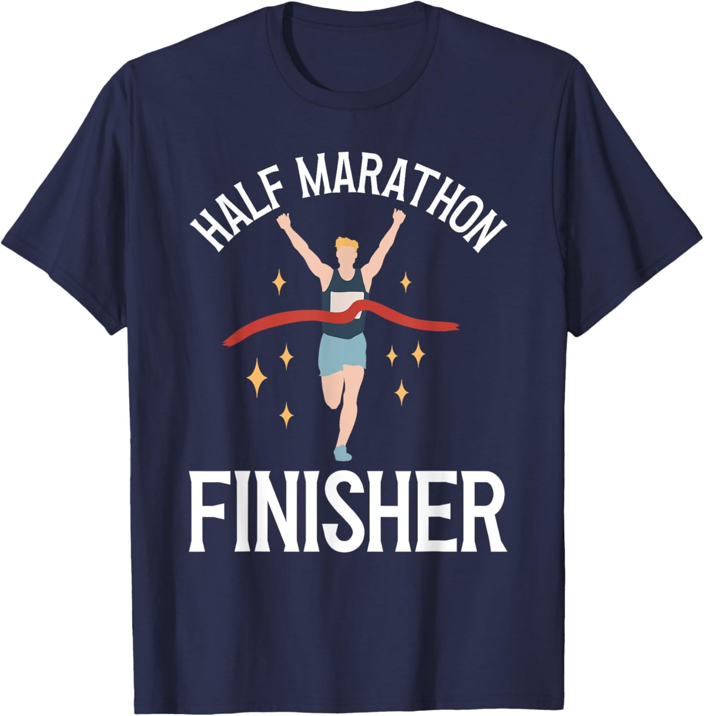 Half Marathon Running Half Marathon Finisher T-Shirt - T-Shirt | Navy