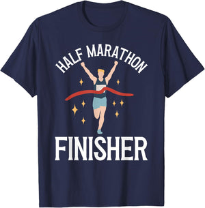 Half Marathon Running Half Marathon Finisher T-Shirt - T-Shirt | Navy