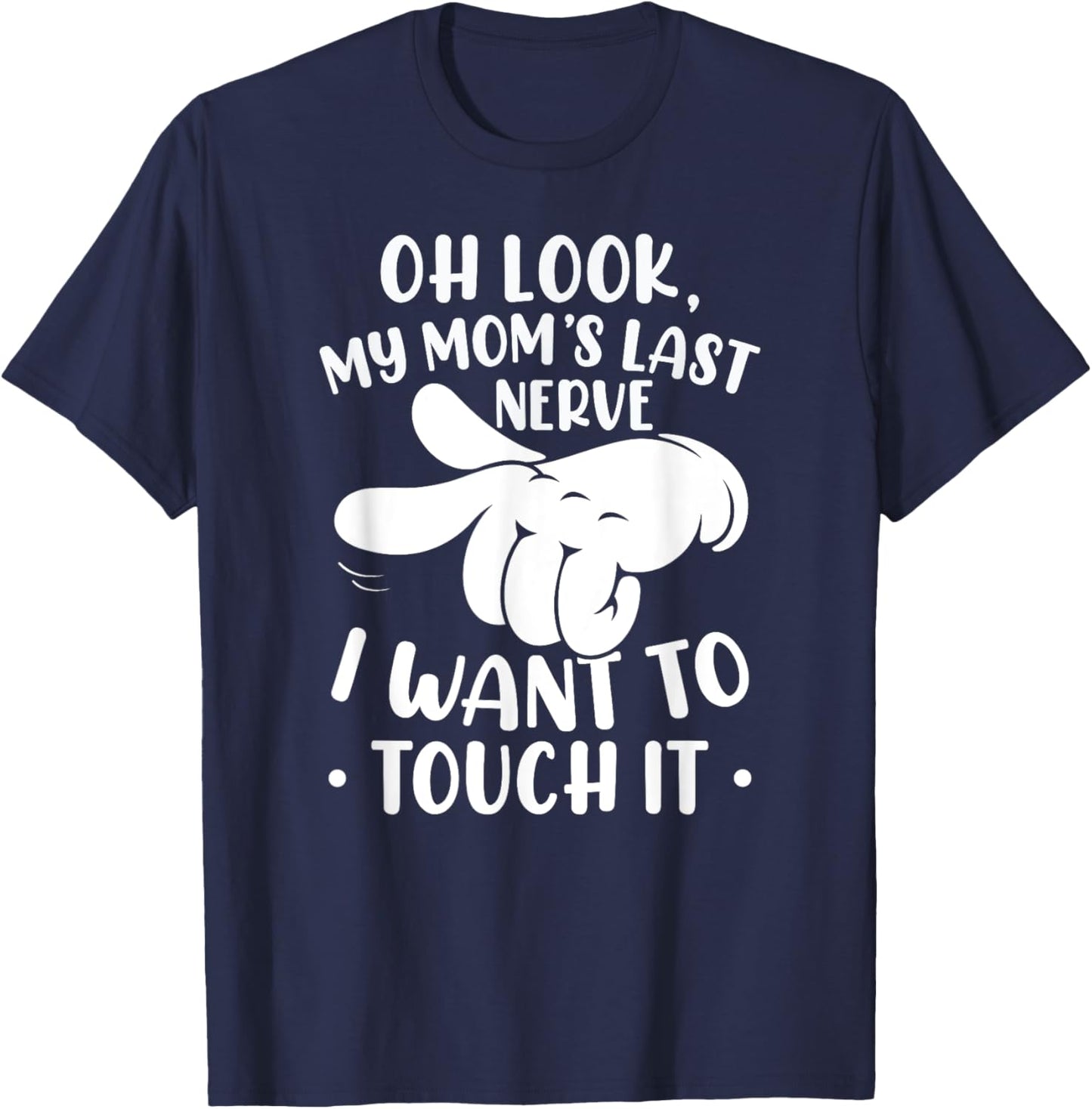 Mama's Last Nerve Funny Saying T-Shirt - T-Shirt | Navy