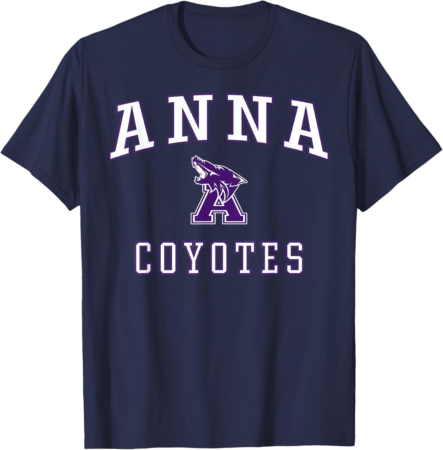 Anna High School Coyotes C1 T-Shirt - T-Shirt | Navy
