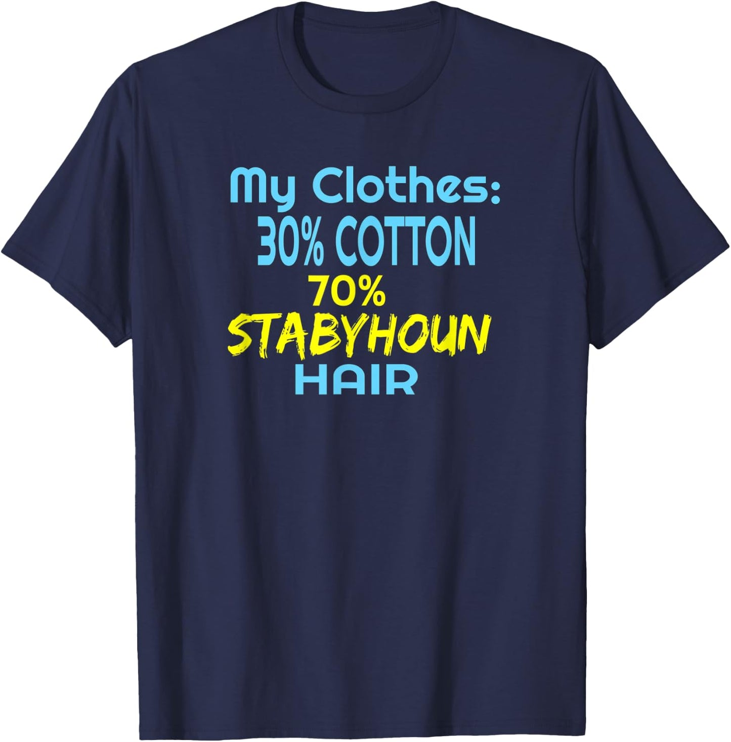 Stabyhoun Dog Love Hair Women Kids T-Shirt - T-Shirt | Navy