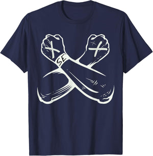 Straight Edge Vegan Anti-Drug Punk T-Shirt - T-Shirt | Navy