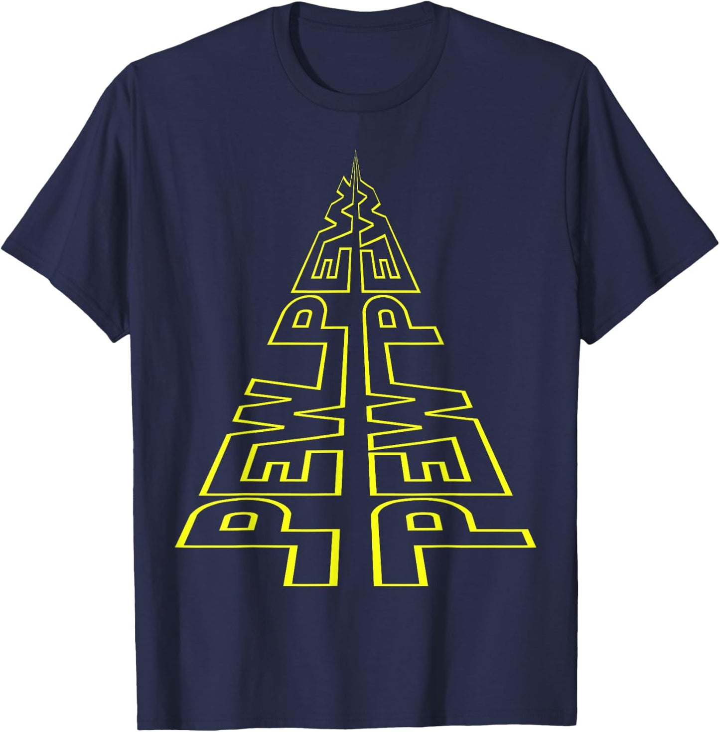 Pew Pew Sci-Fi Gamer Noise , Women, Boys And Girls T-Shirt - T-Shirt | Navy
