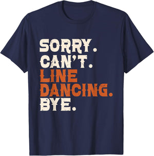 Line Dancing Cowboy Boots Country Vintage For Dancers T-Shirt - T-Shirt | Navy