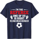 I'm The Referee One Of Us Is Right Goalkeeper Funny Soccer T-Shirt - T-Shirt | Navy