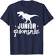 Kids T-Rex Junior Groomsman Dinosaur Wedding Party Gift T-Shirt - T-Shirt | Navy