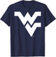 West Virginia Mountaineers Two Tone Black T-Shirt - T-Shirt | Navy