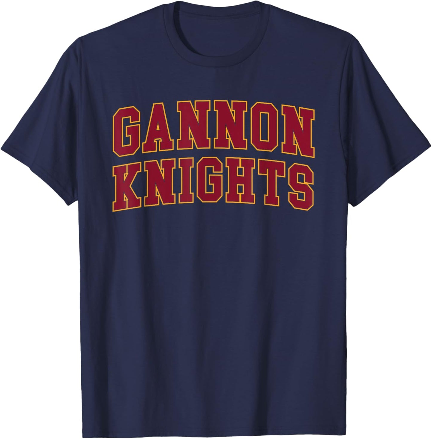Gannon University Knights Retro Men Women Boys Girls T-Shirt - T-Shirt | Navy