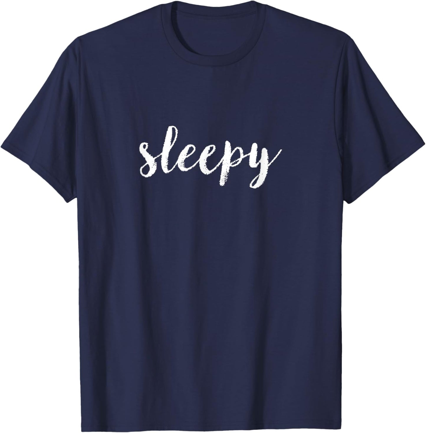 Sleepy Funny Sleepyhead No Energy Men Women T-Shirt - T-Shirt | Navy
