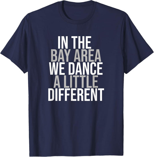 Bay Area Hip Hop and Rap Inspired T-Shirt - T-Shirt | Navy