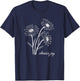 CAMCdesigns Choose Joy Floral Flower Garden Happy Christian Inspiration , Small, Black T-Shirt - T-Shirt | Navy