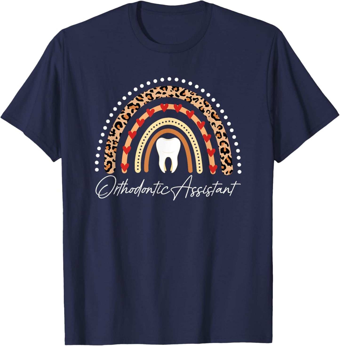 Orthodontic Assistant Dentist Dental Tooth Braces T-Shirt - T-Shirt | Navy