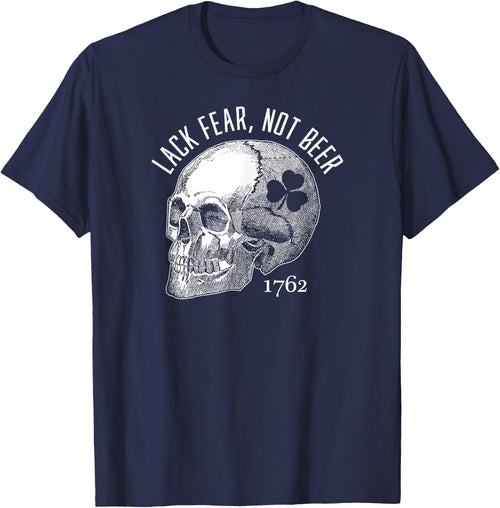Lack Fear Not Beer St Patrick's Day 1762 Skull