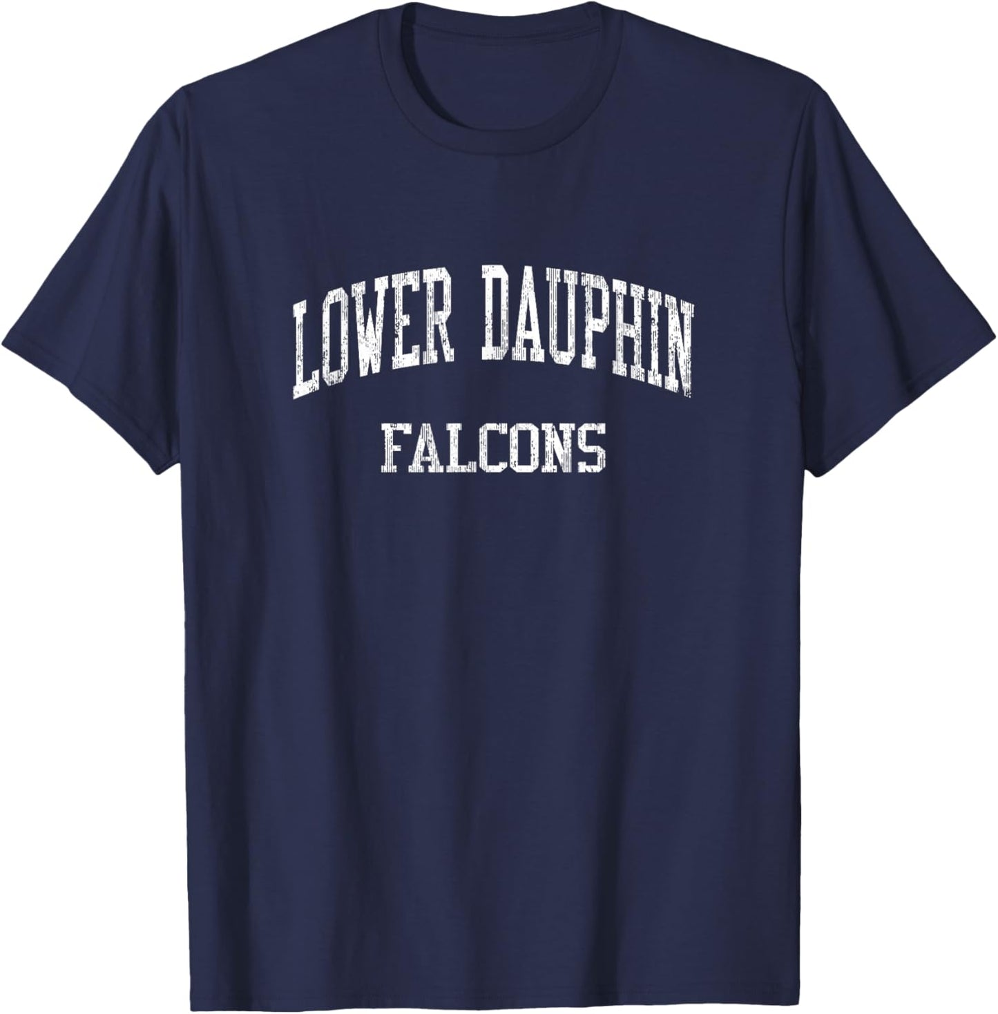 Lower Dauphin High School HS Hummelstown PA Vintage Sports T-Shirt - T-Shirt | Navy