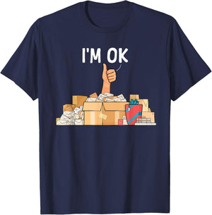 Postal Worker Art Women Postman Post Office Mailman T-Shirt - T-Shirt | Navy