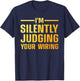 Cool Electrician Art Men Women Electric Engineer Lineman T-Shirt - T-Shirt | Navy