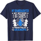 My Granddaughter My Officer Cop Family Proud Police Grandpa T-Shirt - T-Shirt | Navy