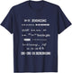 In the beninging T-Shirt - T-Shirt | Navy