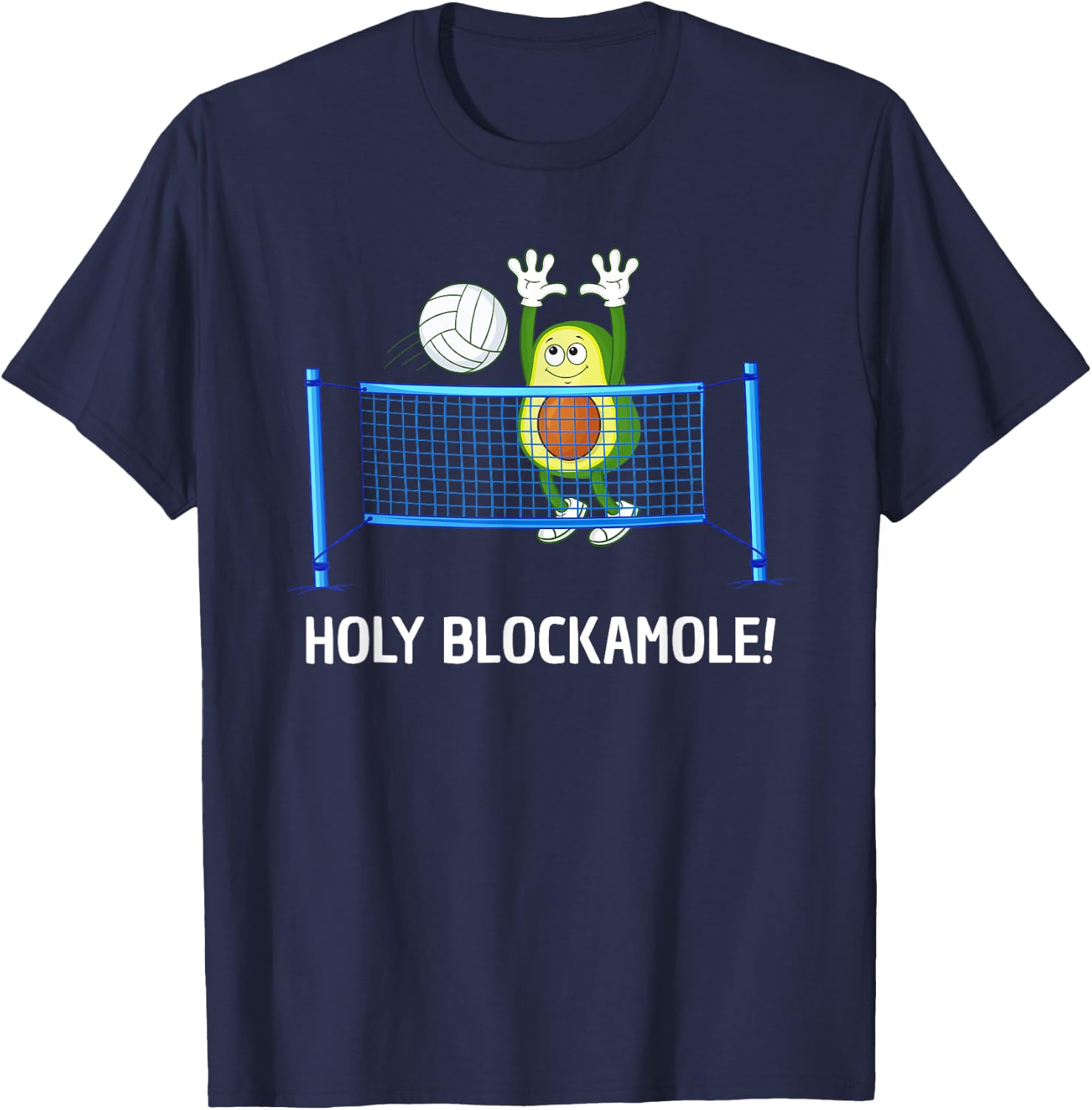 Funny Volleyball Women Setter Libero Play Volleyball T-Shirt - T-Shirt | Navy