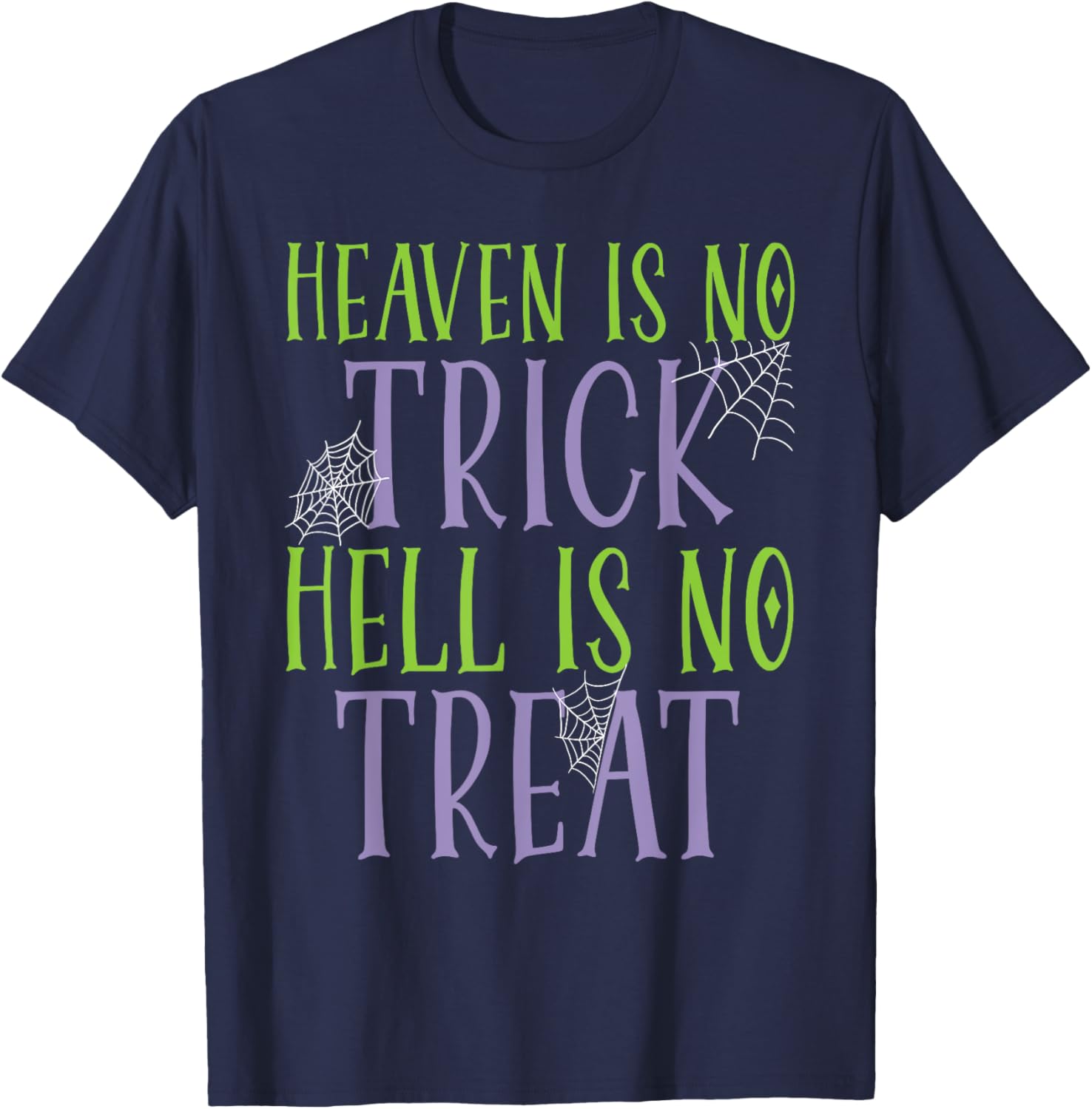 Christian Halloween Jesus Christ Trick Or Treat Christianity T-Shirt - T-Shirt | Navy