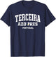 Terceira Azores Flag - Portugal Island Souvenir T-Shirt - T-Shirt | Navy