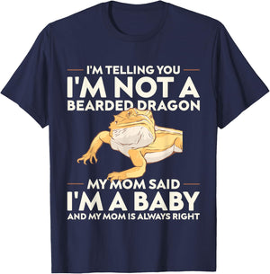 Lizard Bearded Dragon , Women and Kids T-Shirt - T-Shirt | Navy