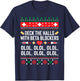 Funny Nurse Christmas Shirt Ugly Xmas Gift Women T-Shirt - T-Shirt | Navy