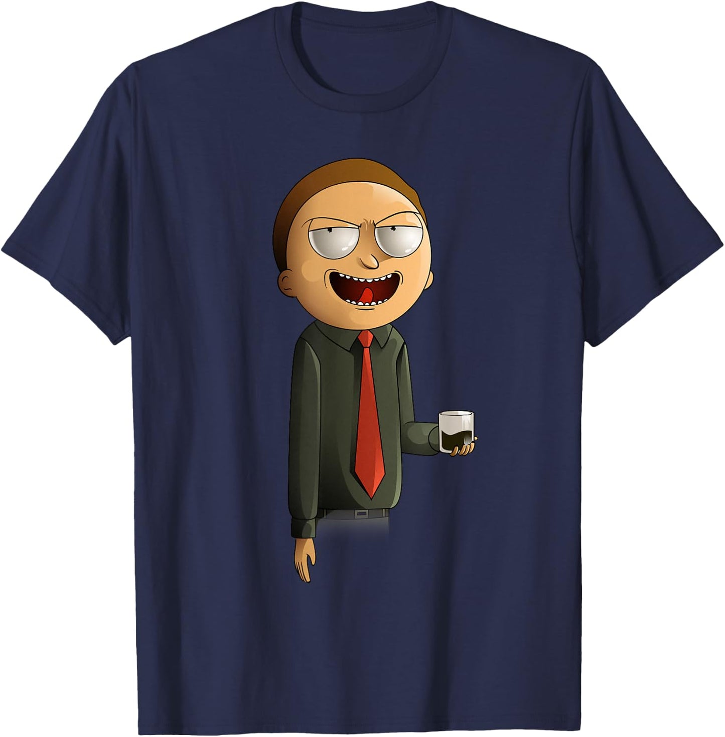 Rick and Morty Shirt President Morty T-Shirt - T-Shirt | Navy