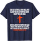 1 Corinthians 10:13 Bible Verses Scripture T-Shirt - T-Shirt | Navy