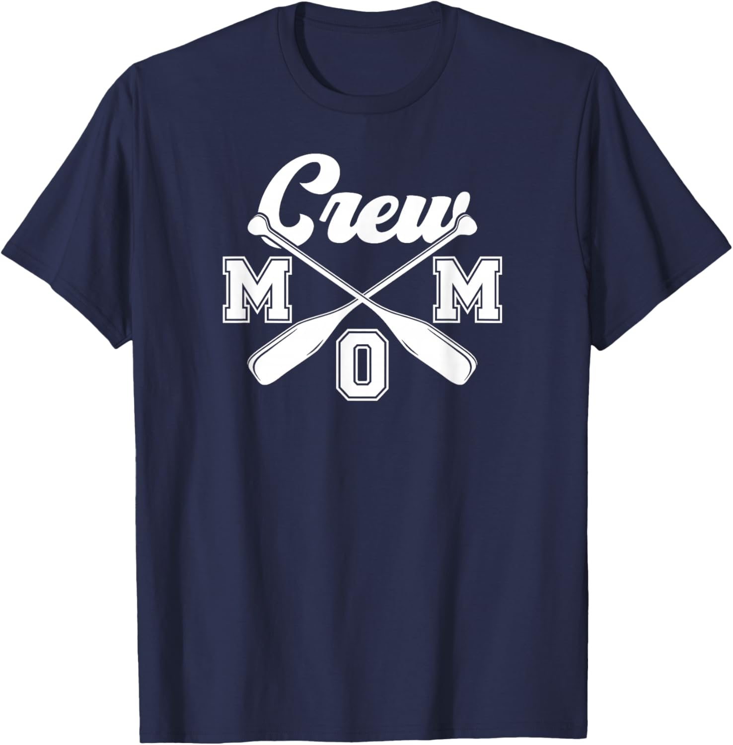 Crew Mom Rowing Mom Of A Rower Mama Rowing Mother Crew Mama T-Shirt - T-Shirt | Navy