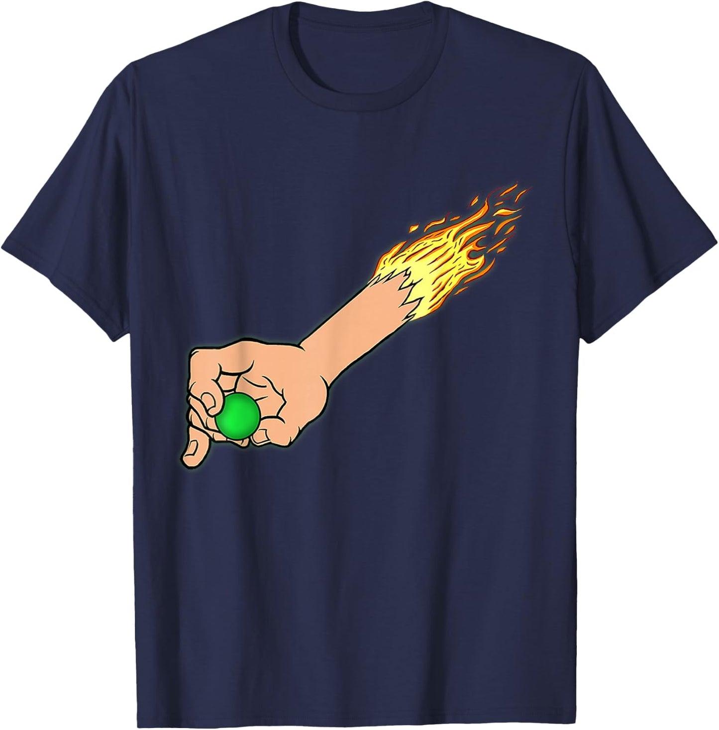 Heavy Metal Hand of Hanover Fiste T-Shirt - T-Shirt | Navy