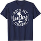 He's My Lucky Charm - St Patricks Day Couple Shamrock Lover T-Shirt - T-Shirt | Navy