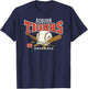 Auburn Tigers Baseball Bite Navy Officially Licensed T-Shirt - T-Shirt | Navy