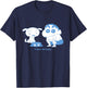Crayon Shin-chan Shin-chan with Shiro T-Shirt - T-Shirt | Navy