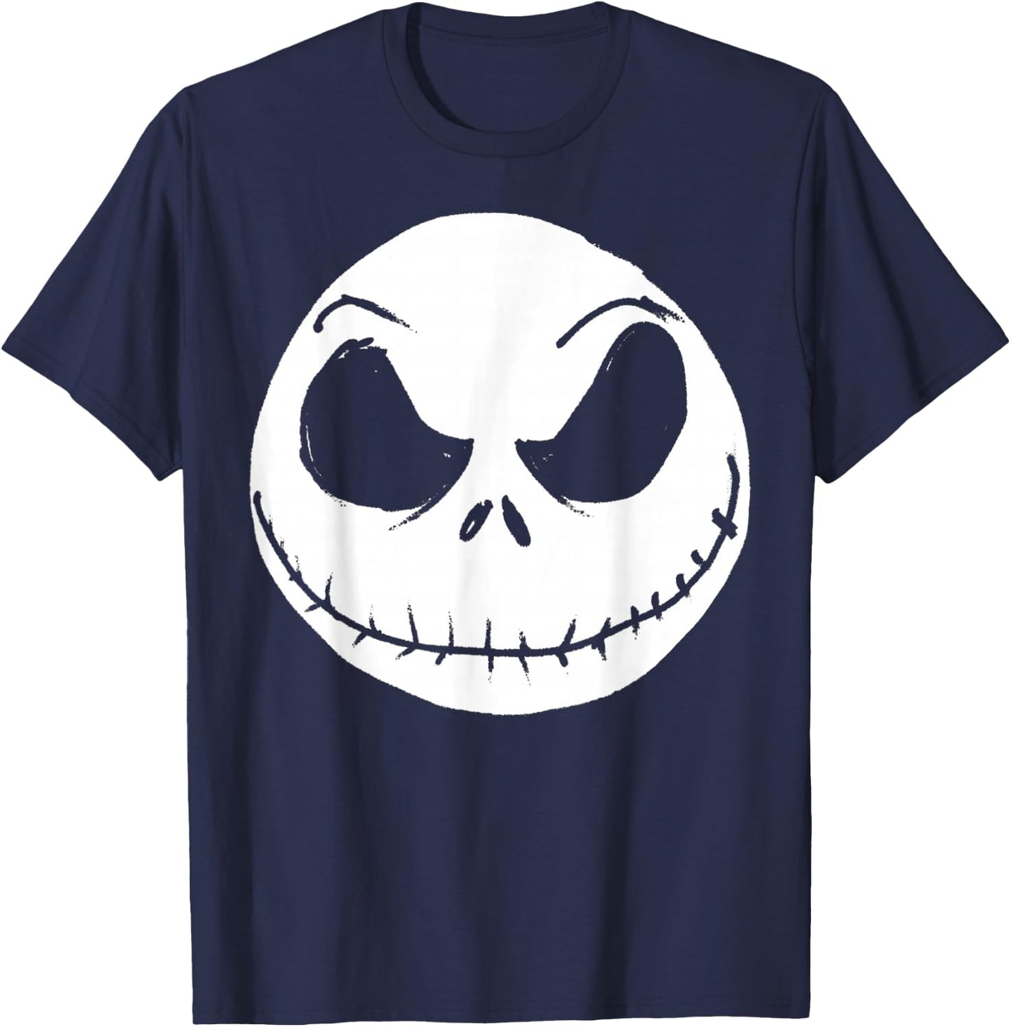 Disney The Nightmare Before Christmas Jack Skellington Face Small T-Shirt - T-Shirt | Navy