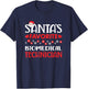 Funny Santa's Favorite Biomedical Technician Christmas Gift T-Shirt - T-Shirt | Navy