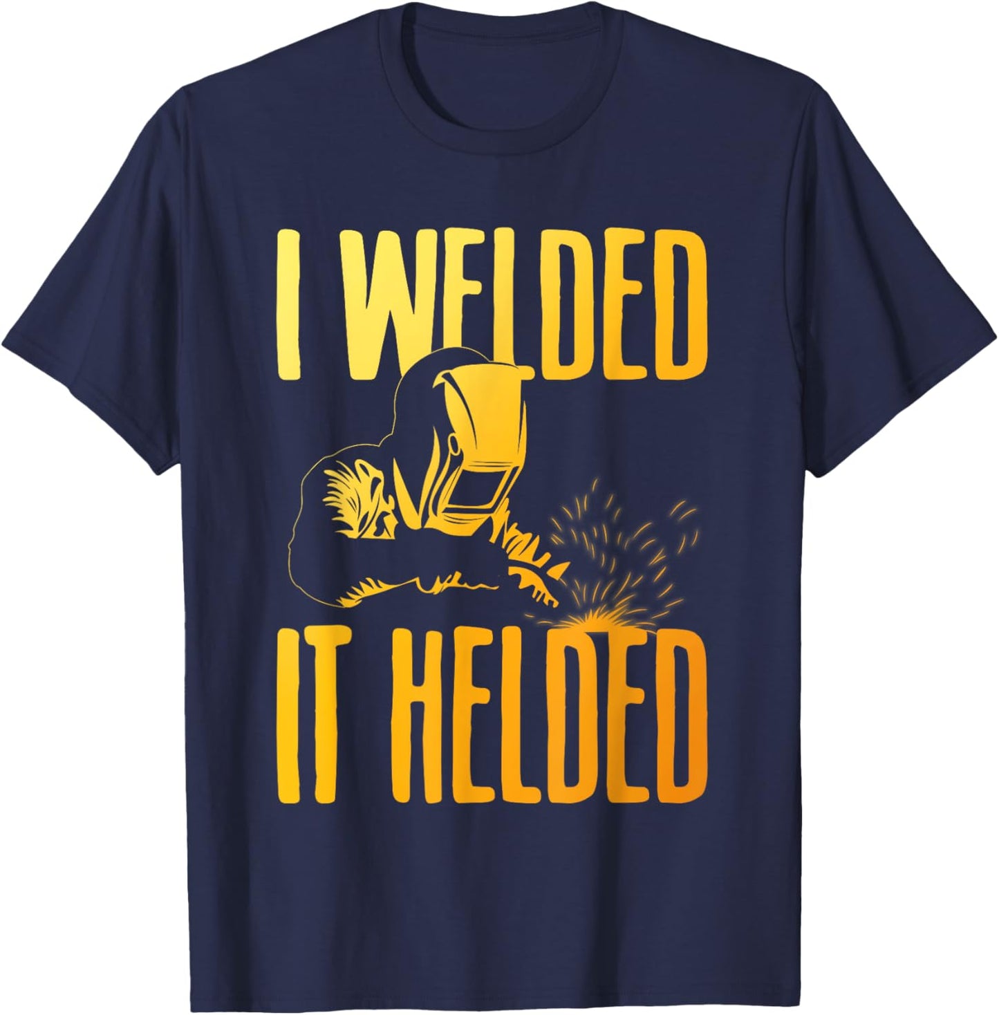 Funny Welding Art Women TIG & MIG Welder Welding T-Shirt - T-Shirt | Navy
