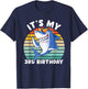 Shark 3 Year Old Shirt 3rd Birthday Shark Lover T-Shirt - T-Shirt | Navy